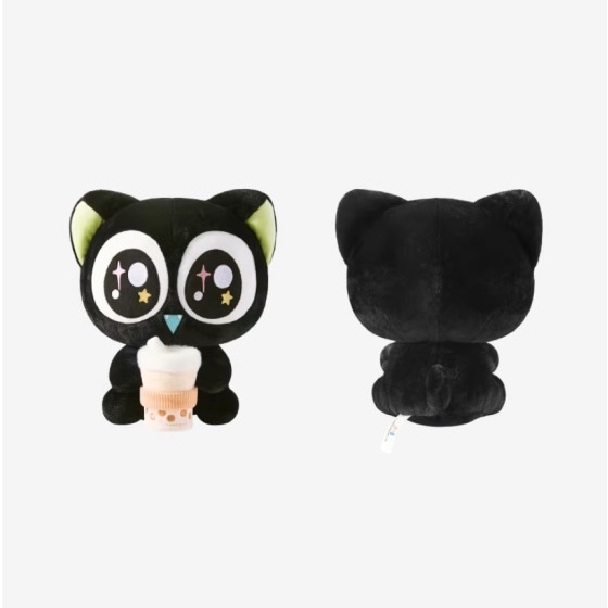 LXH-Official Genuine Luo Xiaohei Plush Doll - Milk Tea Style, Super Cute Doll Ornament for Gifting